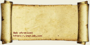 Anđelija Tomaš vizit kartica